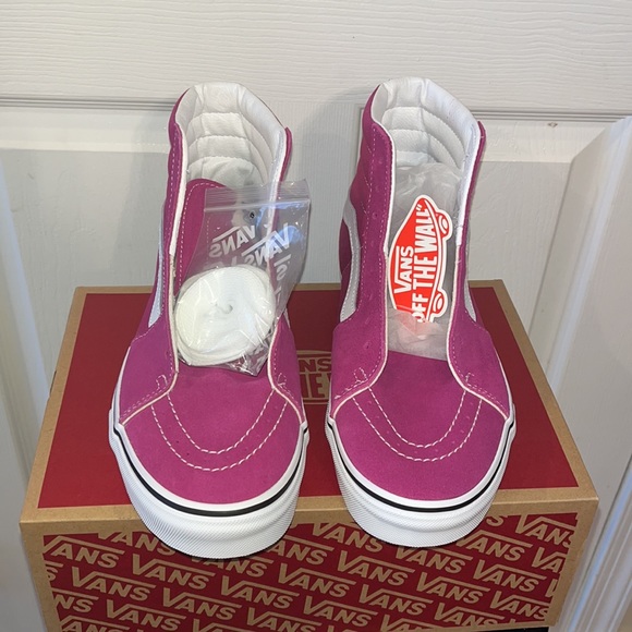Vans Sk8-Hi Skate Shoe - Fuchsia Red - Picture 9 of 9